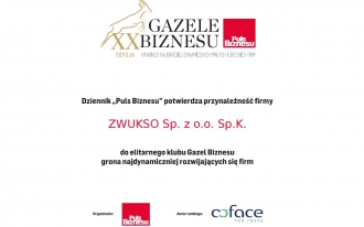 ZWUSO - Gazele Biznesu 2019 - XX Edycja